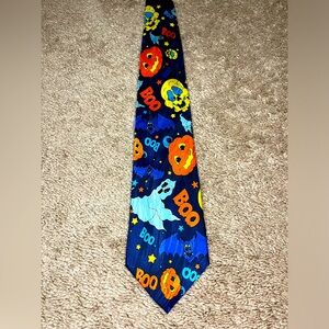 Keith Daniel’s “Boo” Halloween Tie Bat Pumpkin Skeleton Ghost